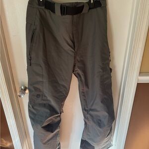 Gray Cargo Wildhorn ski pants